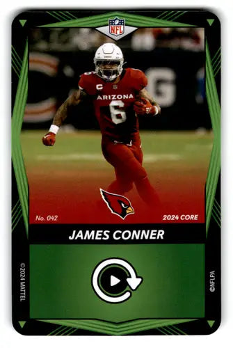 2024 UNO Elite Core Edition Green #42 James Conner NM Near Mint Cardina ID:82807 - Football Card Single