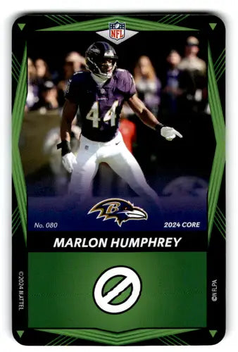 2024 UNO Elite Core Edition Green #80 Marlon Humphrey NM Near Mint Rave ID:82813 - Football Card Single