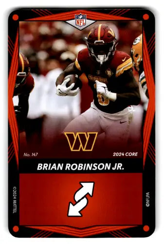 2024 UNO Elite Core Edition Red #147 Brian Robinson Jr. NM Near Mint Co ID:82792 - Football Card Single