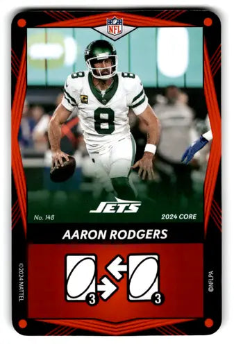 2024 UNO Elite Core Edition Red #148 Aaron Rodgers NM Near Mint NY Jets ID:82793 - Football Card Single