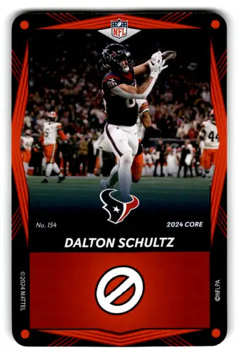 2024 UNO Elite Core Edition Red #154 Dalton Schultz NM Near Mint Texans ID:82794 - Football Card Single