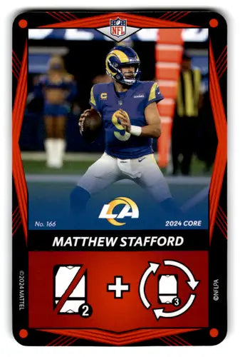 2024 UNO Elite Core Edition Red #166 Matthew Stafford NM Near Mint Rams ID:82797 - Football Card Single