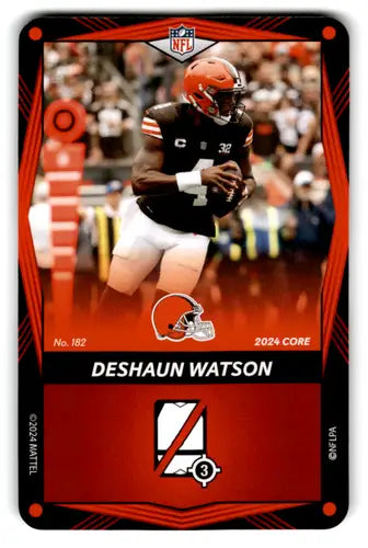 2024 UNO Elite Core Edition Red #182 Deshaun Watson NM Near Mint Browns ID:82801 - Football Card Single