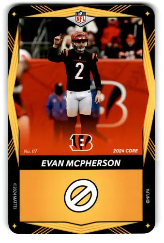 2024 UNO Elite Core Edition Yellow #117 Evan McPherson NM Near Mint Ben ID:82762 - Football Card Single