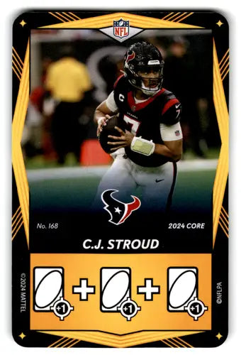 2024 UNO Elite Core Edition Yellow #168 C.J. Stroud NM Near Mint Texans ID:82769 - Football Card Single