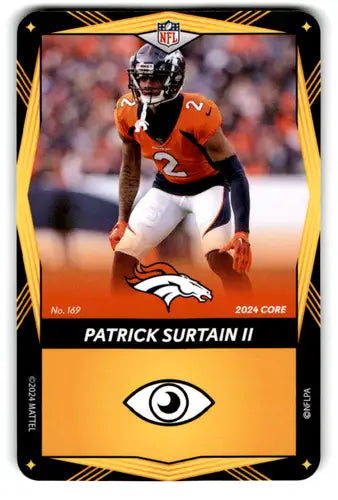 2024 UNO Elite Core Edition Yellow #169 Patrick Surtain II NM Near Mint ID:82770 - Football Card Single
