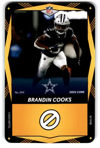 2024 UNO Elite Core Edition Yellow #45 Brandin Cooks NM Near Mint Cowbo ID:82733 - Football Card Single