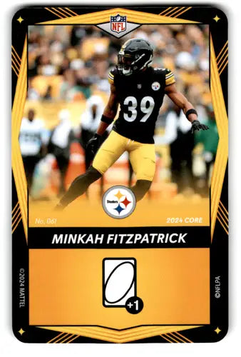 2024 UNO Elite Core Edition Yellow #61 Minkah Fitzpatrick NM Near Mint ID:82736 - Football Card Single