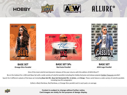2024 Upper Deck AEW Allure Wrestling Hobby Box | Columbia Sports Cards - Sports Card Hobby Boxes