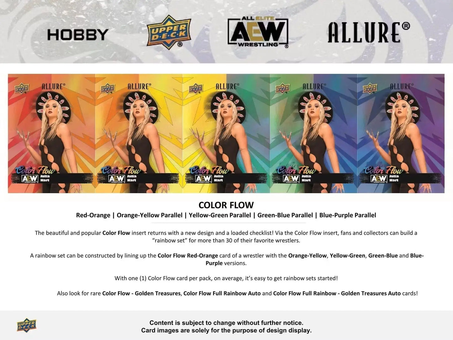 2024 Upper Deck AEW Allure Wrestling Hobby Box | Columbia Sports Cards - Sports Card Hobby Boxes
