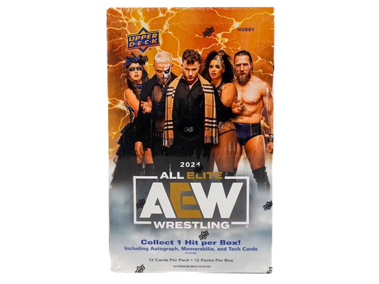 2024 Upper Deck AEW Wrestling Hobby Box | Columbia Sports Cards - Sports Card Hobby Boxes
