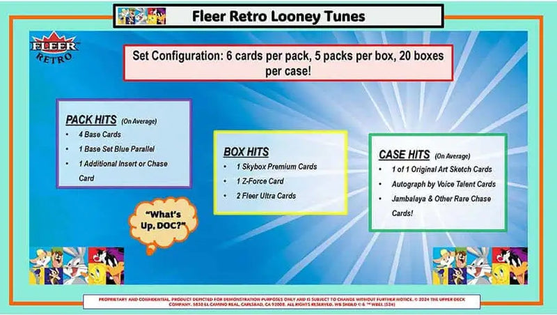 2024 Upper Deck Fleer Retro Looney Tunes Blaster Box - Non-Sports Card Box