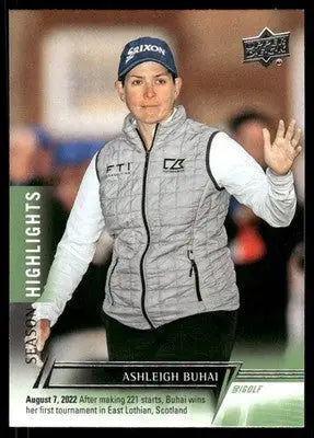 2024 Upper Deck Golf Ashleigh Buhai #87 Season Highlights Golf - Other