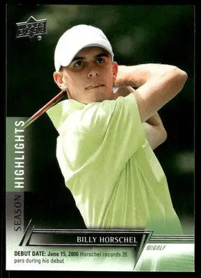 2024 Upper Deck Golf Billy Horschel #52 Season Highlights Golf - Other