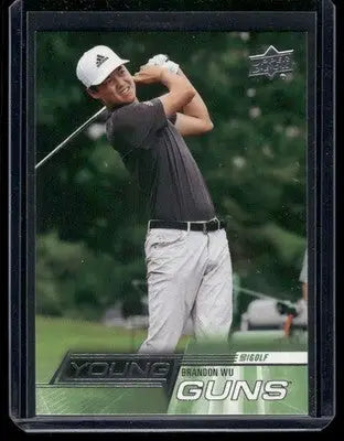 2024 Upper Deck Golf Brandon Wu #134 Young Guns Golf - Other