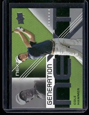 2024 Upper Deck Golf Cole Hammer #GN-9 Golf - Golf Card Single