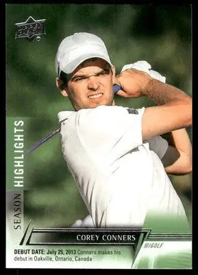 2024 Upper Deck Golf Corey Conners #54 Golf - Golf Card Single