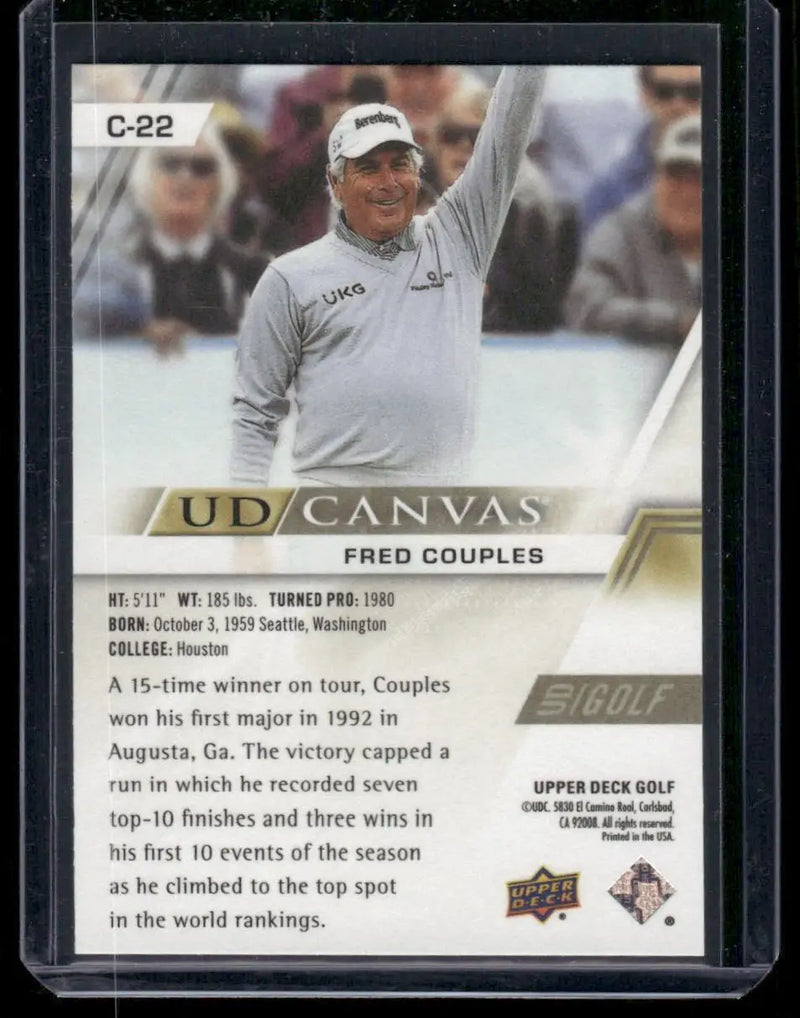 2024 Upper Deck Golf Fred Couples #C-22 Canvas Golf - Golf Card Single