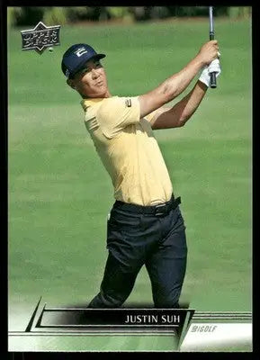 2024 Upper Deck Golf Justin Suh #34 Golf - Golf Card Single