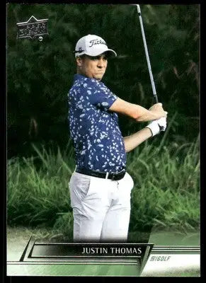 2024 Upper Deck Golf Justin Thomas #17 Golf - Golf Card Single