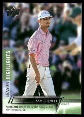 2024 Upper Deck Golf Sam Bennett #93 Golf - Golf Card Single