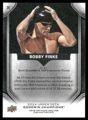 2024 Upper Deck Goodwin Champions Bobby Finke #35 Swimming - Other