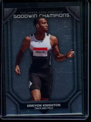 2024 Upper Deck Goodwin Champions Erriyon Knighton #P11 Platinum Track and Field - Other