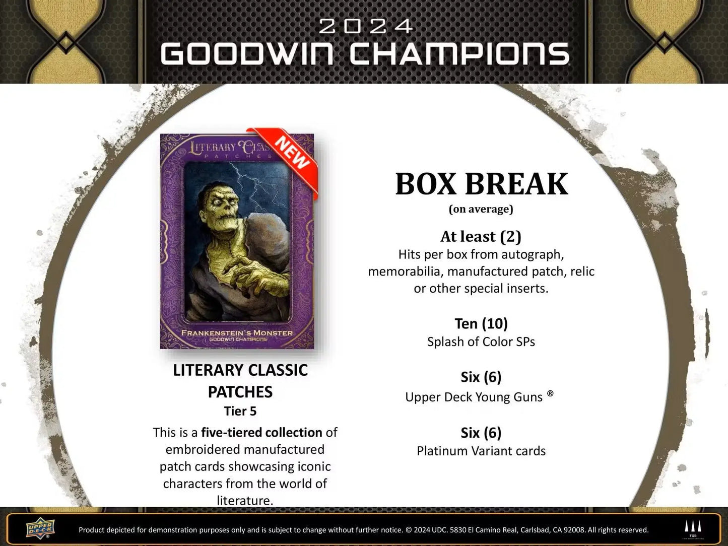2024 Upper Deck Goodwin Champions Hobby Box | Columbia Sports Cards - Sports Card Hobby Boxes