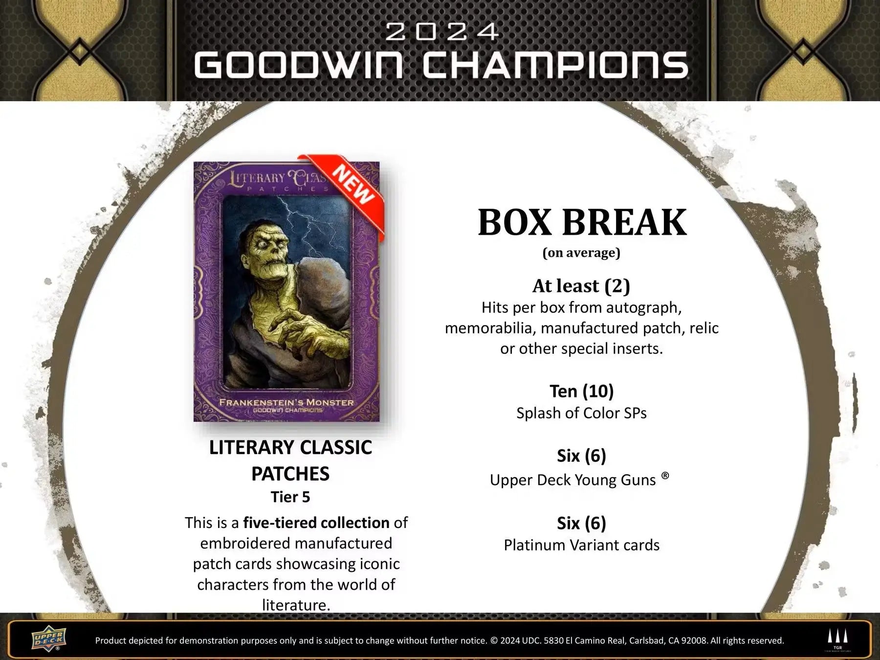 2024 Upper Deck Goodwin Champions Hobby Box | Columbia Sports Cards - Sports Card Hobby Boxes