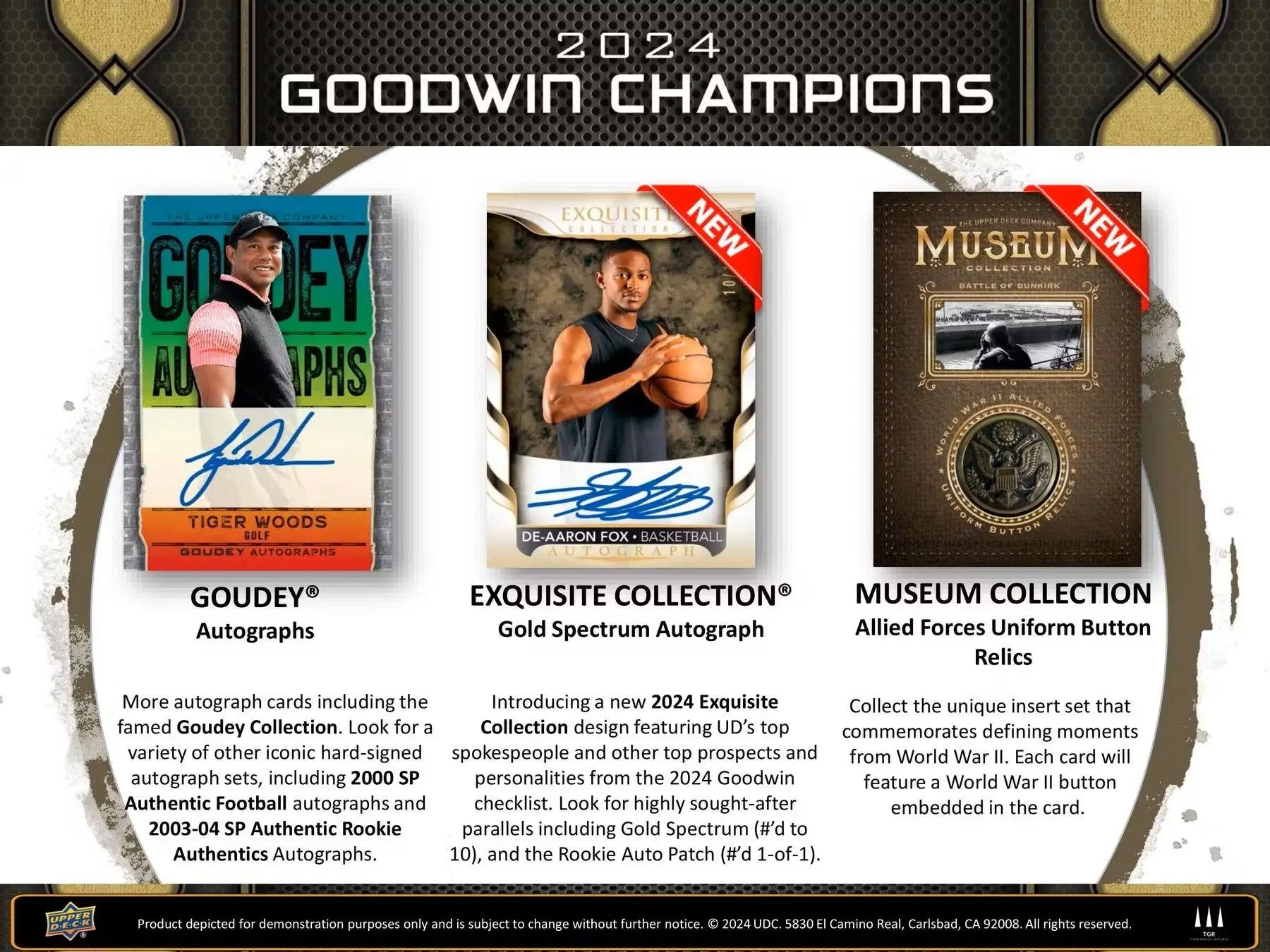 2024 Upper Deck Goodwin Champions Hobby Box | Columbia Sports Cards - Sports Card Hobby Boxes