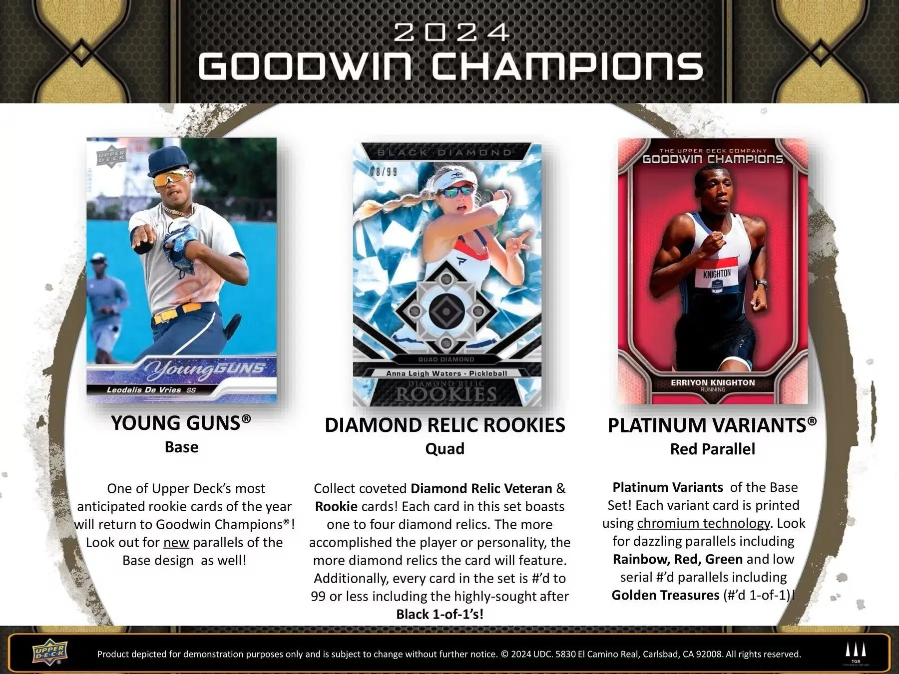 2024 Upper Deck Goodwin Champions Hobby Box | Columbia Sports Cards - Sports Card Hobby Boxes