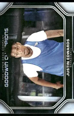 2024 Upper Deck Goodwin Champions Justin Edwards #99 Basketball - Basketball Card Single