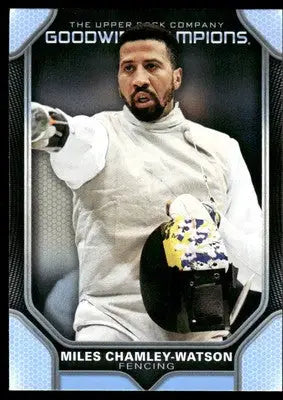 2024 Upper Deck Goodwin Champions Miles Chamley-Watson #15 Fencing - Other