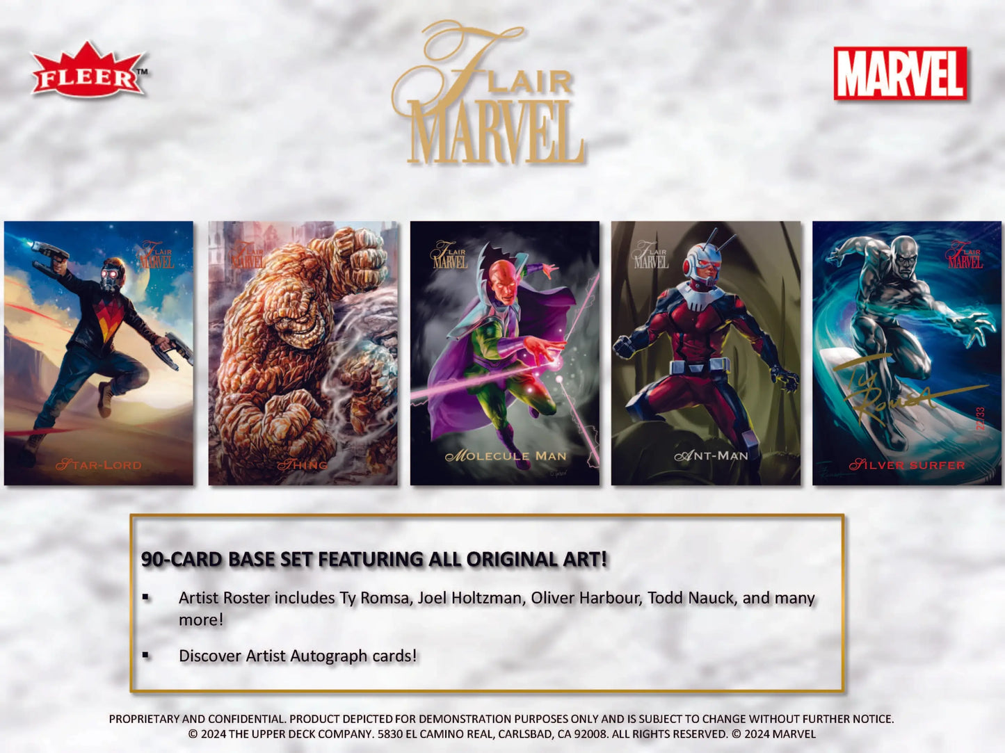 2024 Upper Deck Marvel Flair Hobby Box - Marvel Card Box