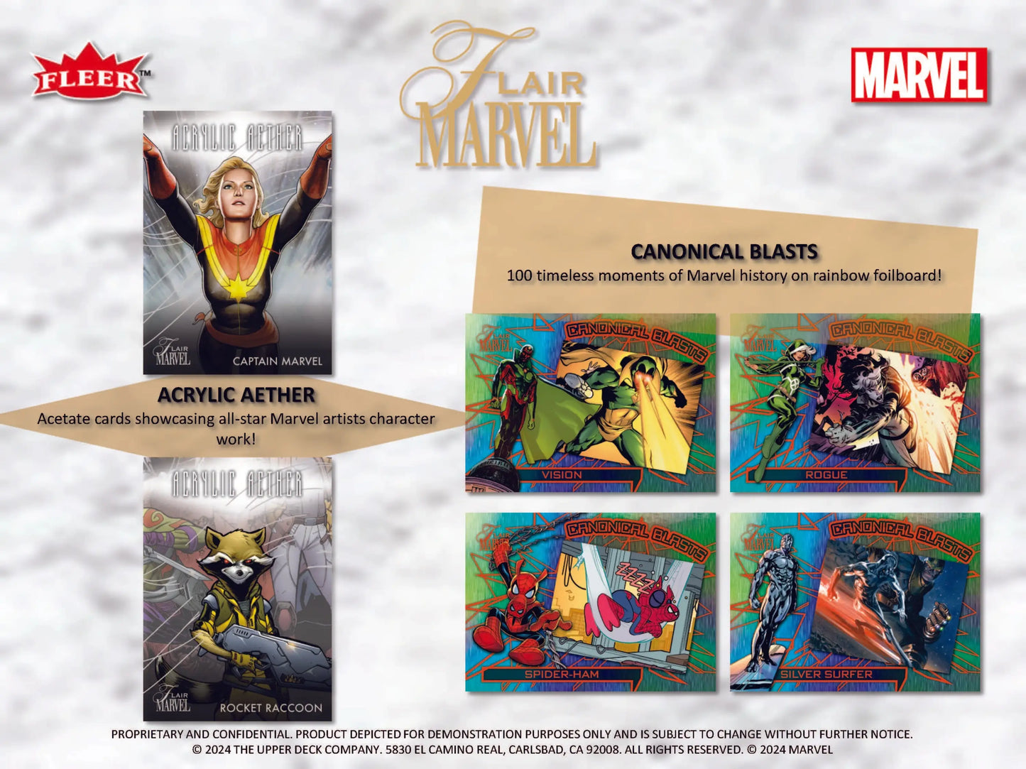 2024 Upper Deck Marvel Flair Hobby Box - Marvel Card Box