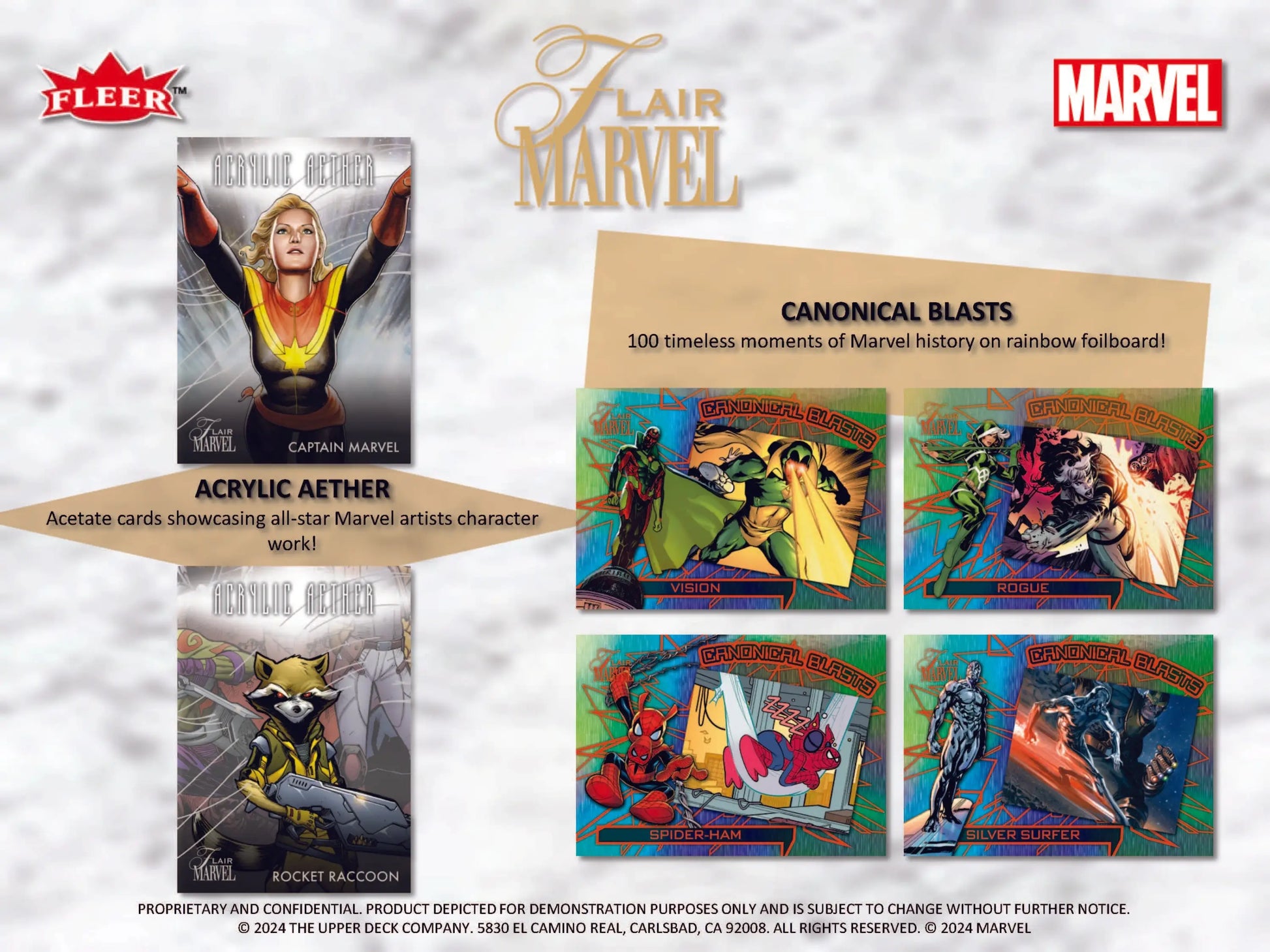 2024 Upper Deck Marvel Flair Hobby Box - Marvel Card Box