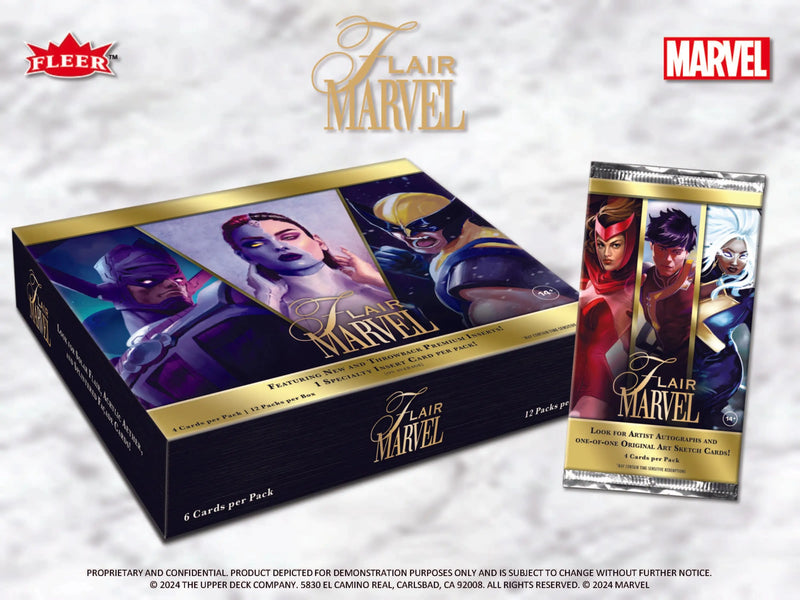 2024 Upper Deck Marvel Flair Hobby Box - Marvel Card Box