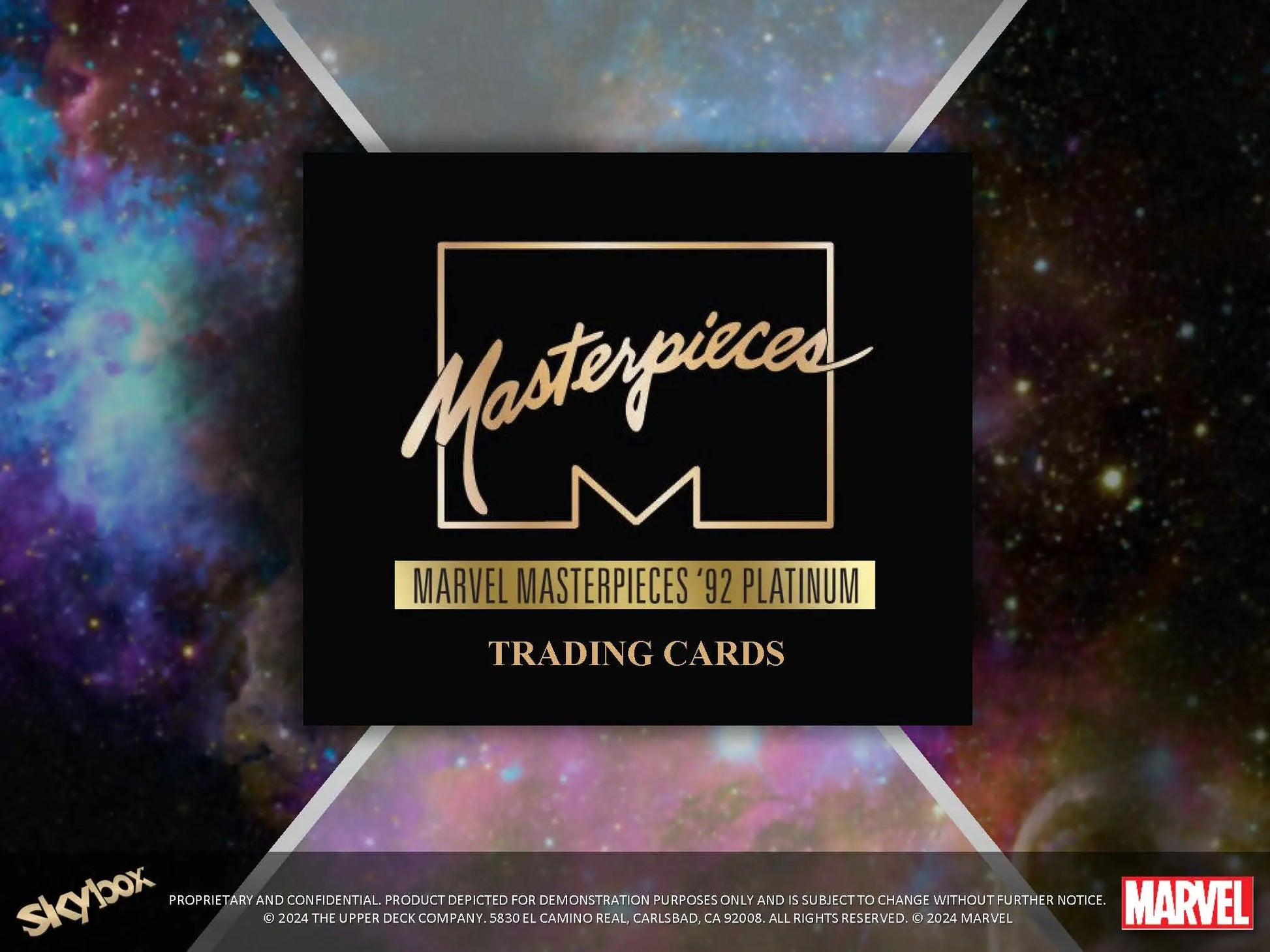 2024 Upper Deck Marvel Masterpieces 92 Platinum Hobby Box - Marvel Card Box