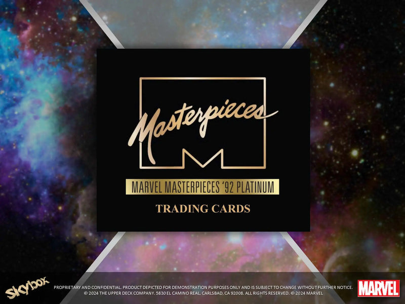 2024 Upper Deck Marvel Masterpieces 92 Platinum Hobby Box - Marvel Card Box