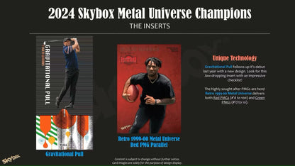 2024 Upper Deck Skybox Metal Universe Champions Hobby Box | Columbia Sports Cards