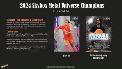 2024 Upper Deck Skybox Metal Universe Champions Hobby Box | Columbia Sports Cards
