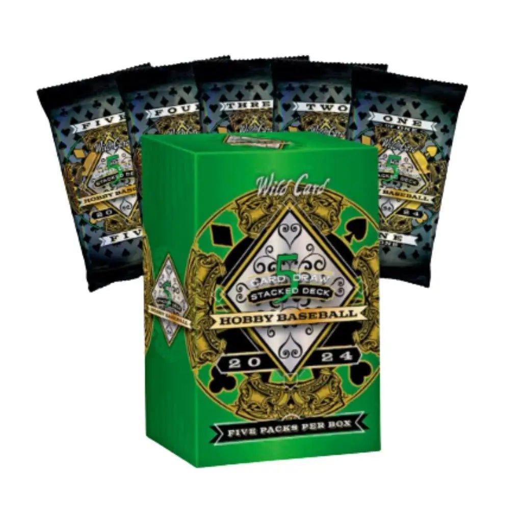 2024 Wild Card 5 Card Draw Stacked Deck Baseball | Columbia Sports Cards - Sports Card Hobby Boxes