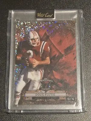 2024 Wild Card 7 Card Studs Promo DiamondCloudEx Rainbow Red Doug Flutie 4/4 - Football Card Single