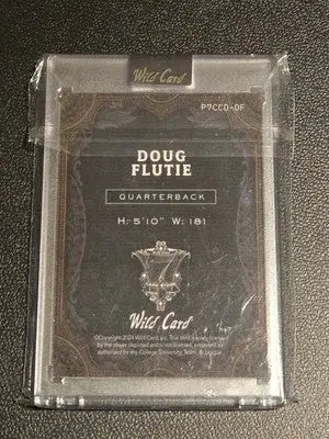2024 Wild Card 7 Card Studs Promo DiamondCloudEx Rainbow Red Doug Flutie 4/4 - Football Card Single
