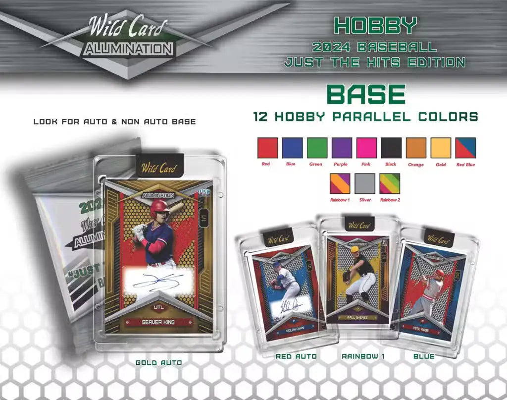 2024 Wild Card Alumination Just The Hits Baseball Box | Columbia Sports Cards - Sports Card Hobby Boxes