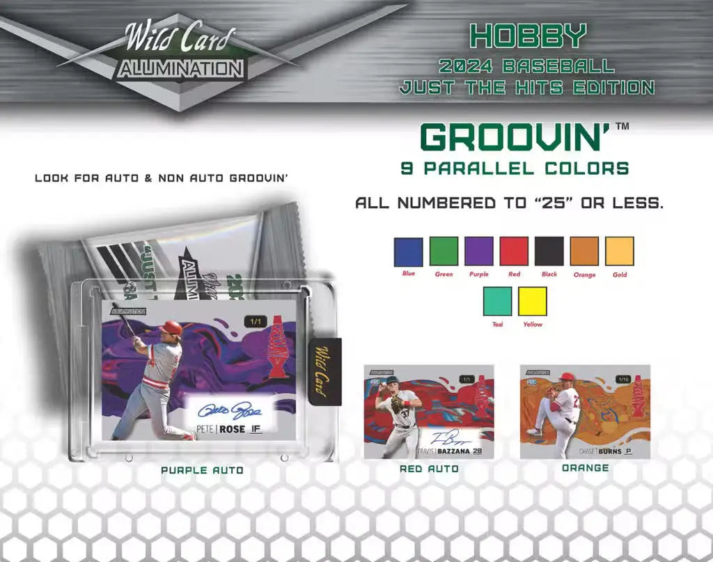 2024 Wild Card Alumination Just The Hits Baseball Box | Columbia Sports Cards - Sports Card Hobby Boxes