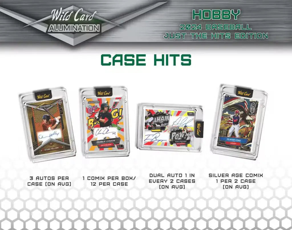 2024 Wild Card Alumination Just The Hits Baseball Box | Columbia Sports Cards - Sports Card Hobby Boxes