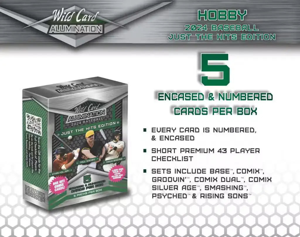 2024 Wild Card Alumination Just The Hits Baseball Box | Columbia Sports Cards - Sports Card Hobby Boxes