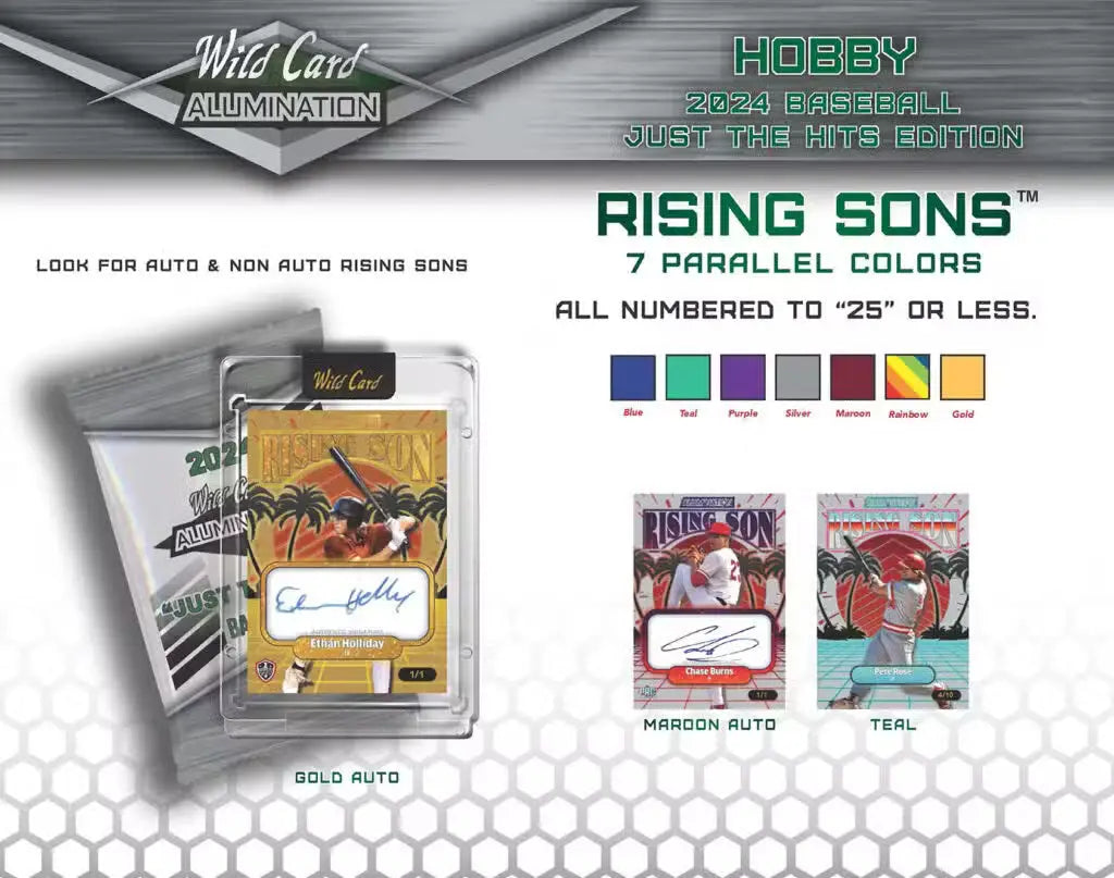 2024 Wild Card Alumination Just The Hits Baseball Box | Columbia Sports Cards - Sports Card Hobby Boxes