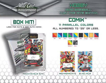 2024 Wild Card Alumination Just The Hits Baseball Box | Columbia Sports Cards - Sports Card Hobby Boxes